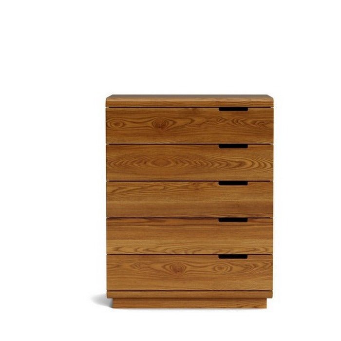 Karamea Tallboy 5 Drawer - With Cut Out (Ash) - Paulas Home & Living