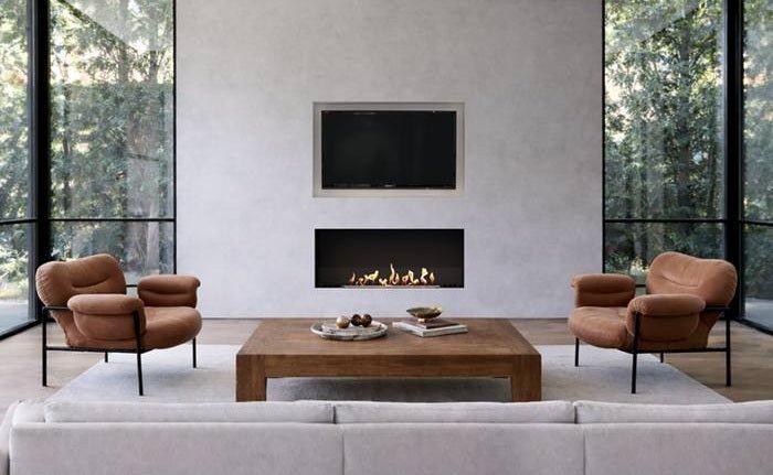 How to Design a TV & Fireplace Wall That Actually Works - Paulas Home & Living