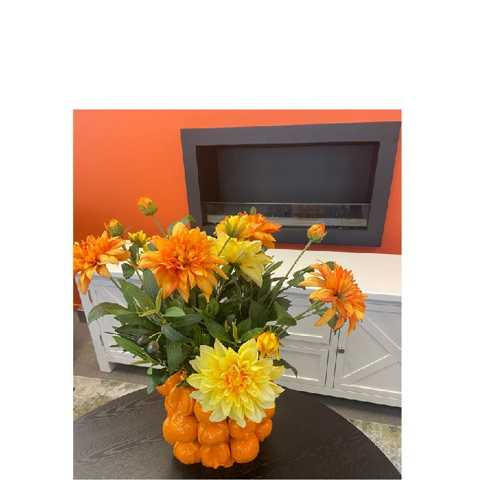 Artificial Floral Arrangement & Vase