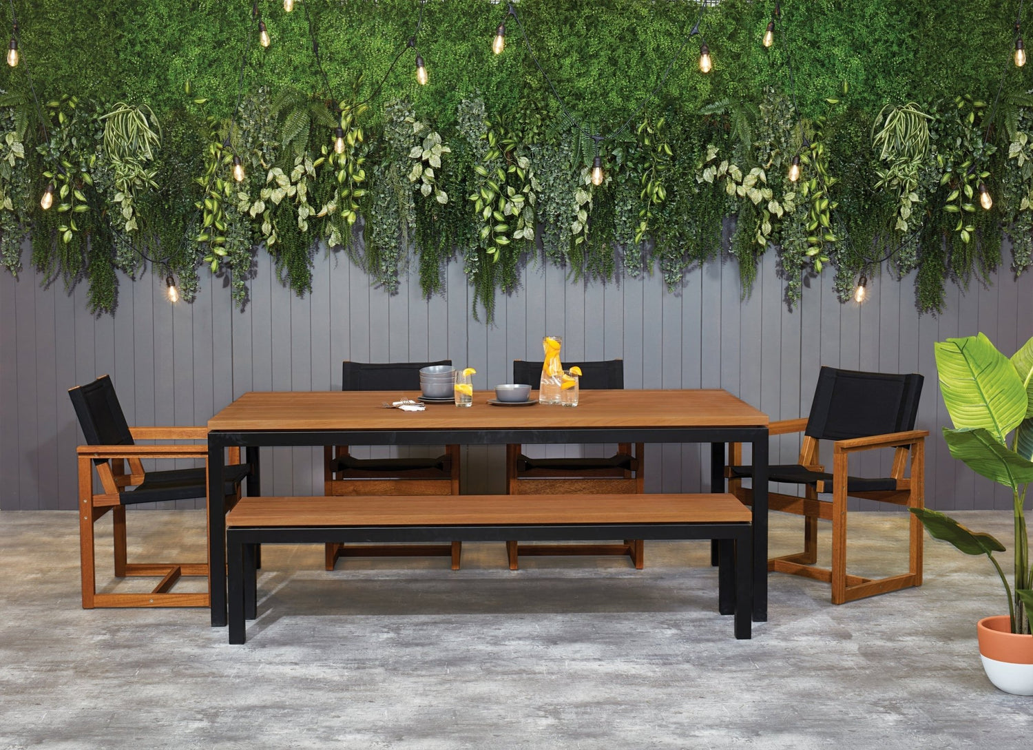 Eden Outdoor  Dining & lounge settings