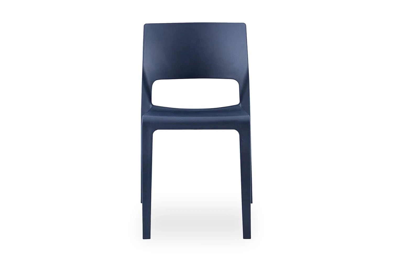 The Outdoor Stackable Lyric dining chair collection