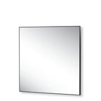10mm Aluminium Black Framed Mirror with Hangers - Paulas Home & Living
