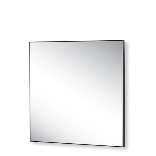 10mm Aluminium Black Framed Mirror with Hangers - Paulas Home & Living