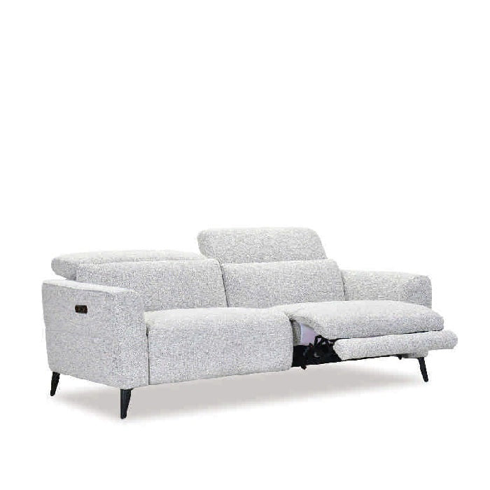 Nina 2.5 Seater Recliner Sofa - Milan Pepper fabric