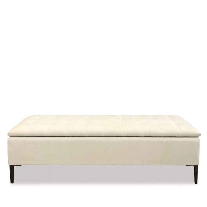 Ace Ottoman with Storage - Linen & Cotton