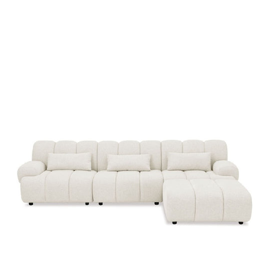 Harmony Chaise Lounge Suite 4pc - Beige