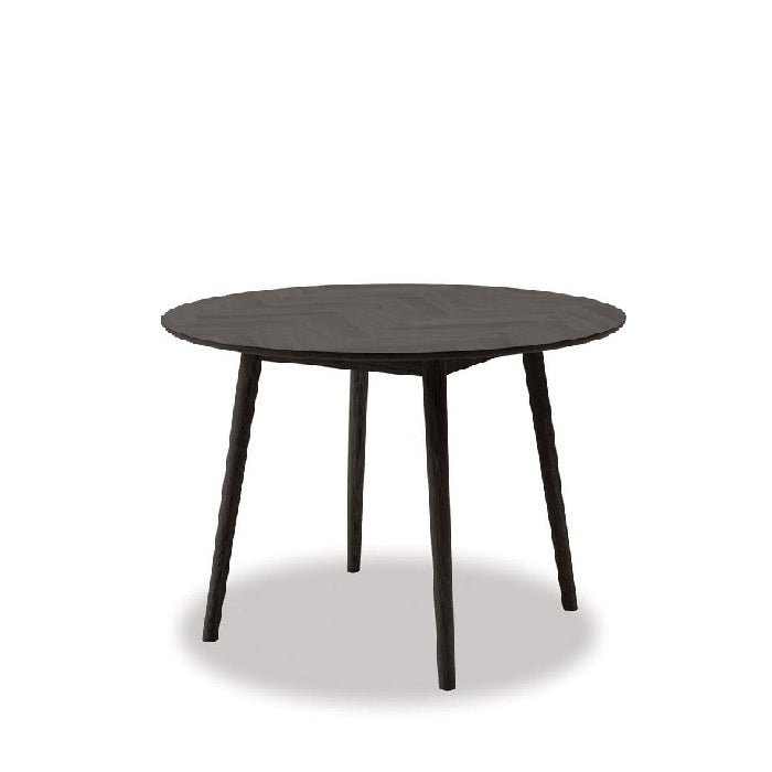 Casola Dining Table - Smoked Oak - 1200dia