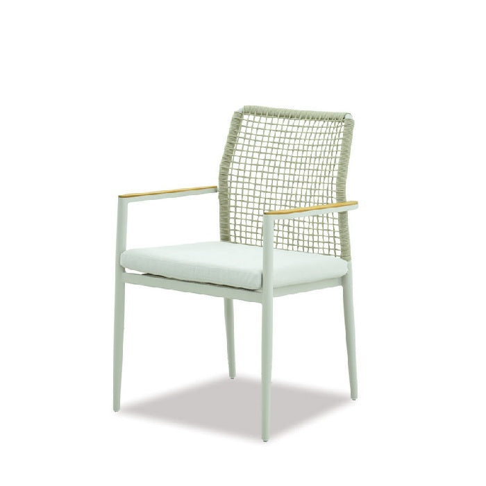 Romy Outdoor Chair - Teak Armrests