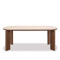 Juno Dining Table 1950w - Walnut Veneer Ceramic Top