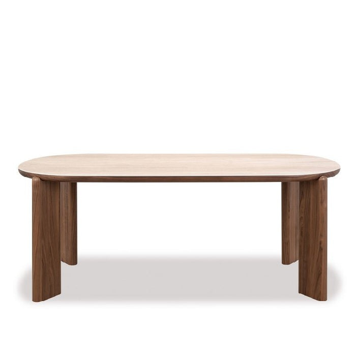 Juno Dining Table 1950w - Walnut Veneer Ceramic Top