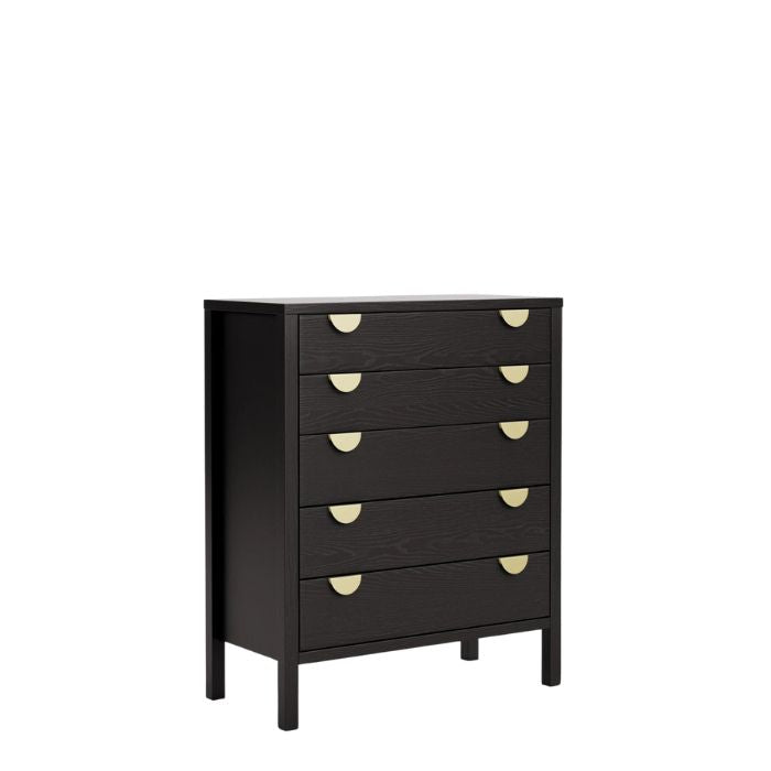 Andes 5 Drawer Tallboy - Ash