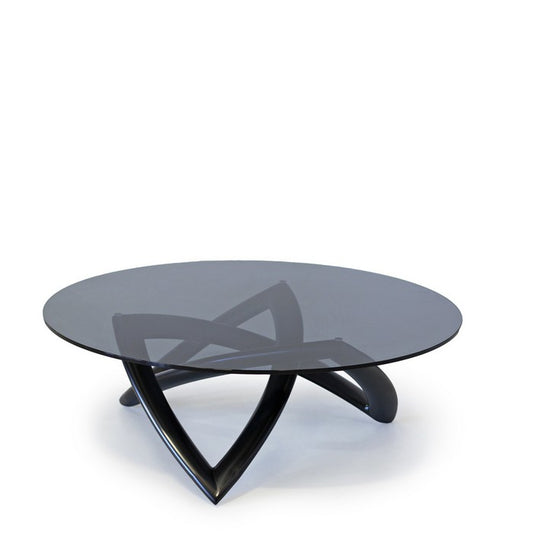Helix Coffee Table - Smoked Glass