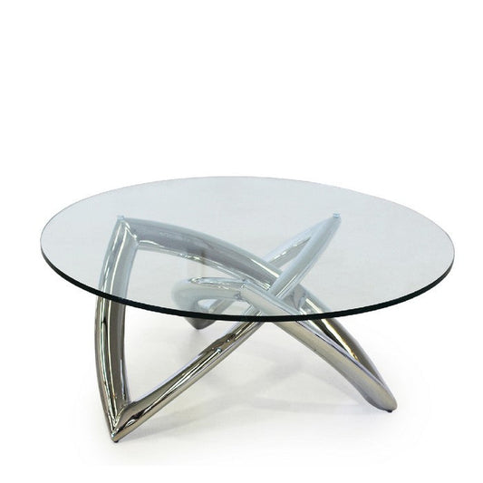 Helix Coffee Table - Clear Glass