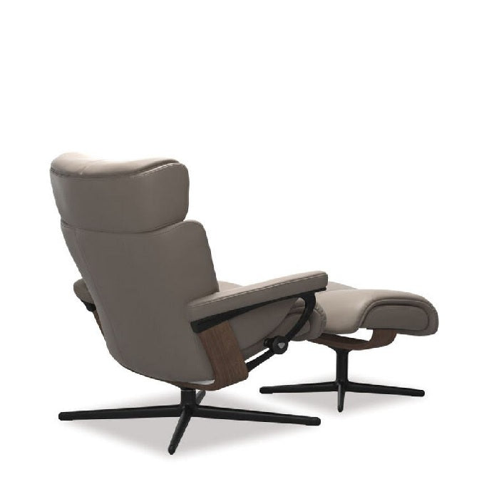 Stressless Magic Leather Recliner - Cross Base (Paloma) - Paulas Home & Living