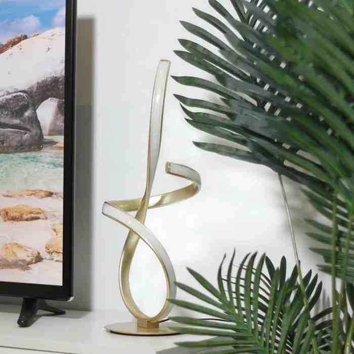 Ainhoa LED Table Lamp - Gold or Silver