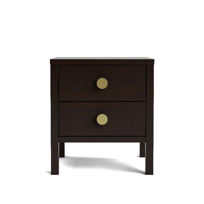 Andes 2 Drawer bedside - Pine