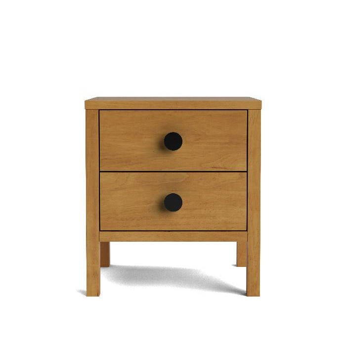 Andes 2 Drawer bedside - Pine