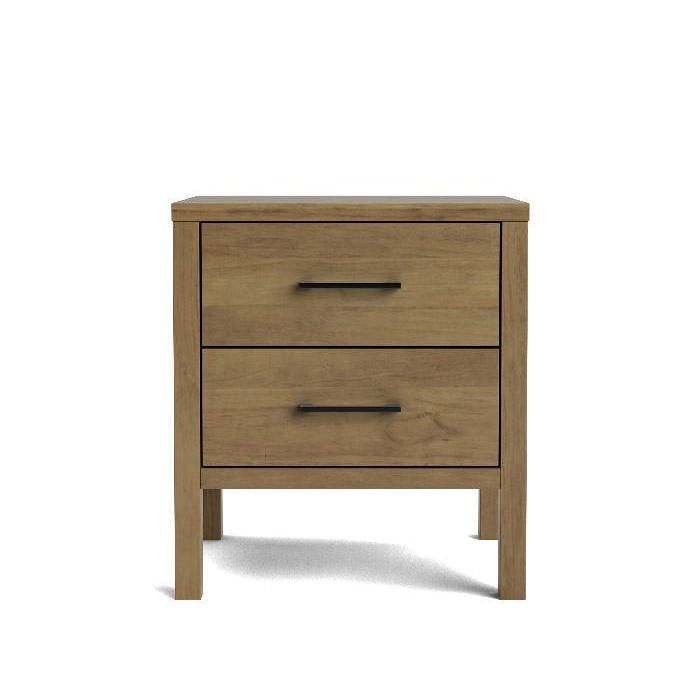 Andes 2 Drawer bedside - Pine