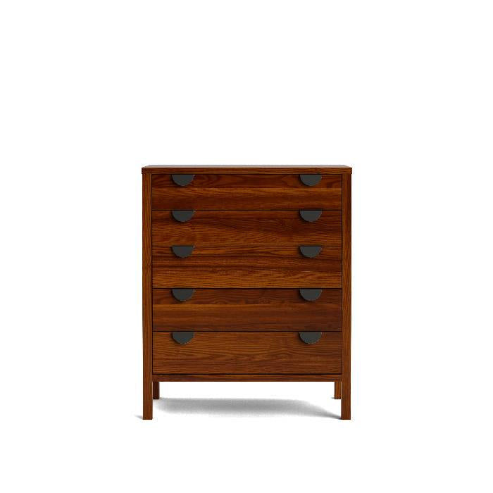 Andes 5 Drawer Tallboy - Ash