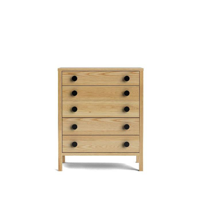 Andes 5 Drawer Tallboy - Ash