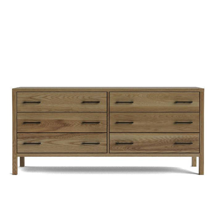 Andes 6 Drawer Lowboy Wide - Ash