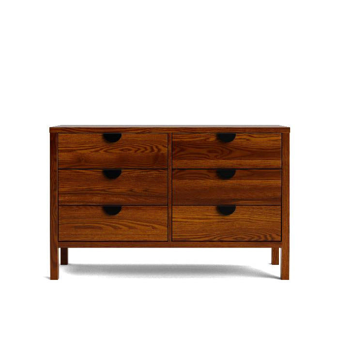 Andes 6 Drawer Lowboy - Ash