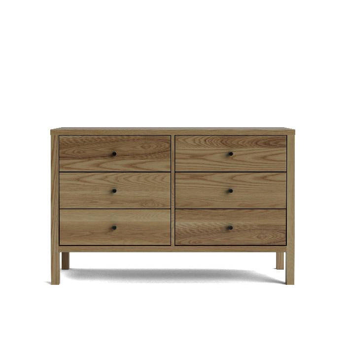 Andes 6 Drawer Lowboy - Ash