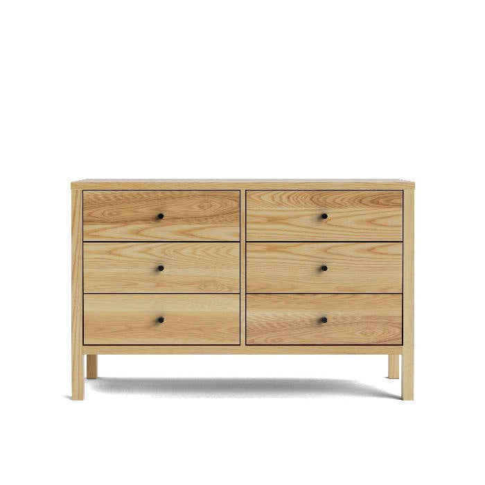 Andes 6 Drawer Lowboy - Ash