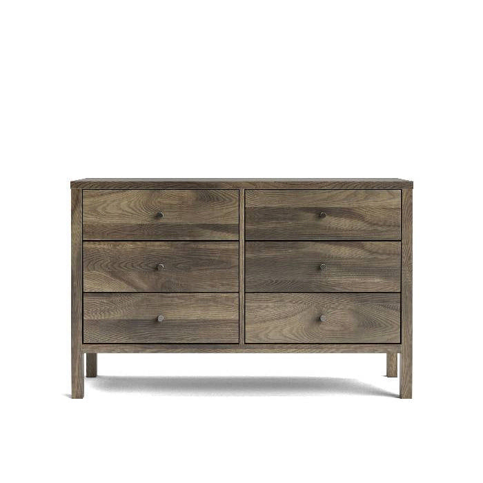 Andes 6 Drawer Lowboy - Ash