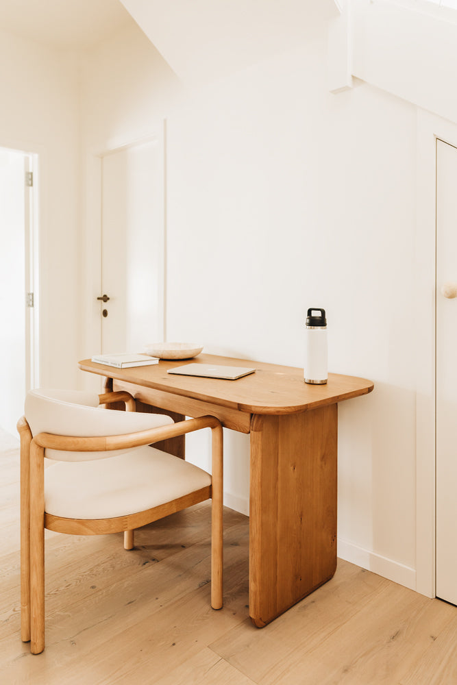 Panel Oak Desk & Palermo Dining Chair