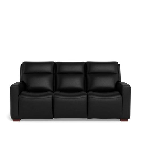 La - Z - Boy Cary Power Reclining 3 Seater Sofa - Premium Jersey Leather - Paulas Home & Living