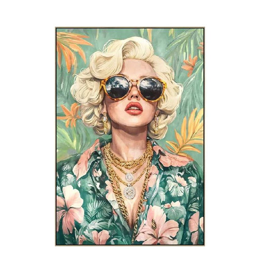 Contemporary Marilyn Canvas Wall Art