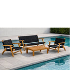 Gemini Outdoor 2 Seater - Teak