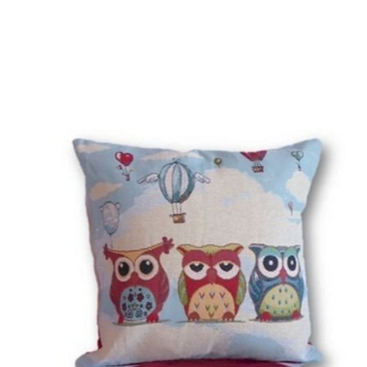 Owls and Balloons Cushion