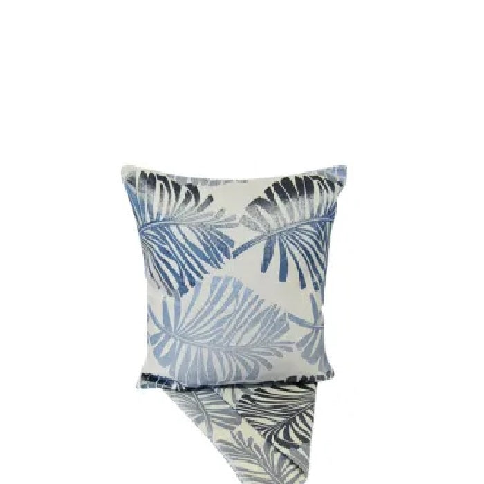 Parlor Palm Blue Cushion - Paulas Home & Living