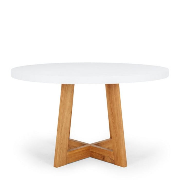 Echo Concrete Dining Table 1300dia - Sits 4-6