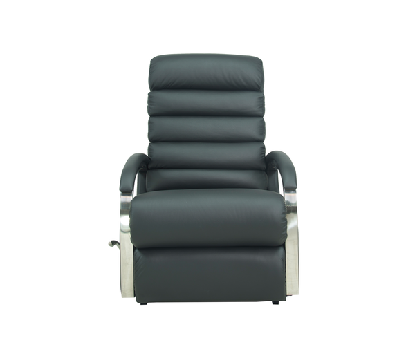 Anika - Chrome Rocker Recliner w/adjustable Headrest3