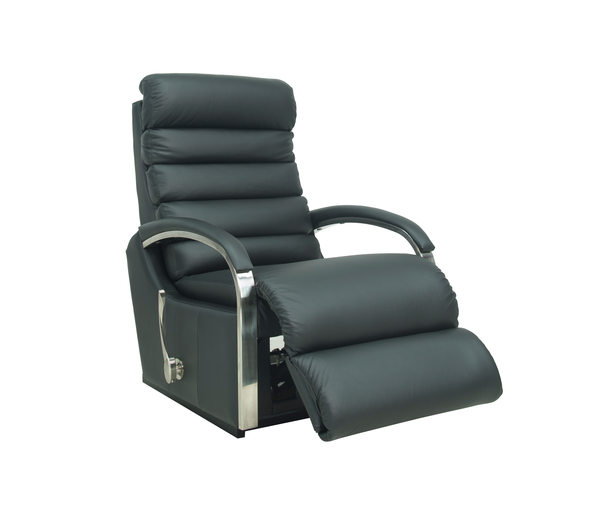 Anika - Chrome Rocker Recliner w/adjustable Headrest4