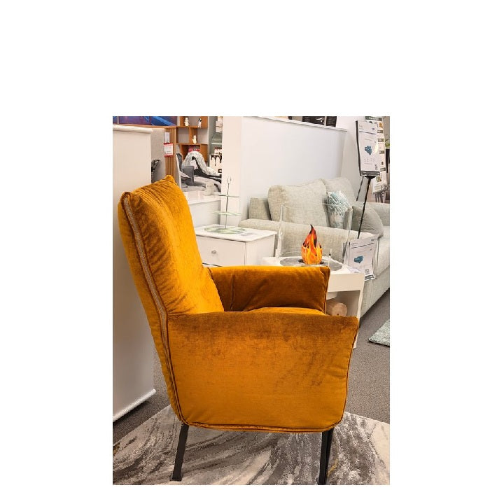 Hugo Steel Armchair - Simply Stunning