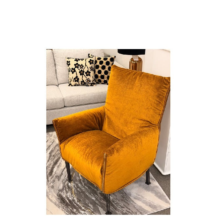 Hugo Steel Armchair - Simply Stunning