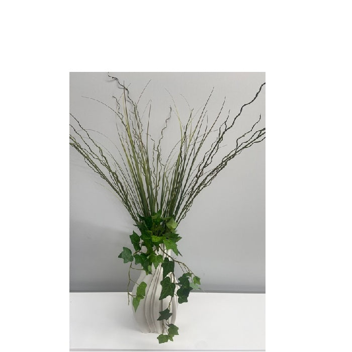 Eau Naturelle - Artificial Floral Arrangement & Vase