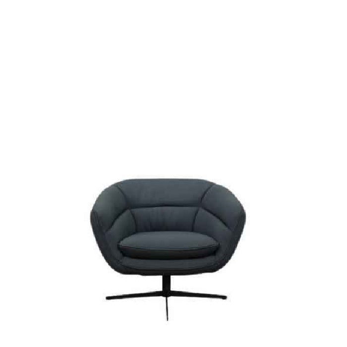 Franco Swivel Armchair in Leather