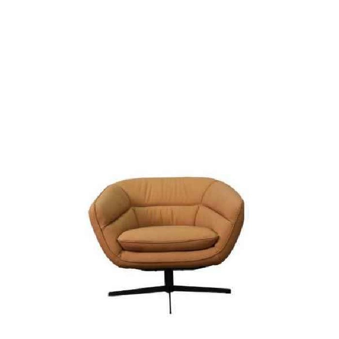 Franco Swivel Armchair in Leather