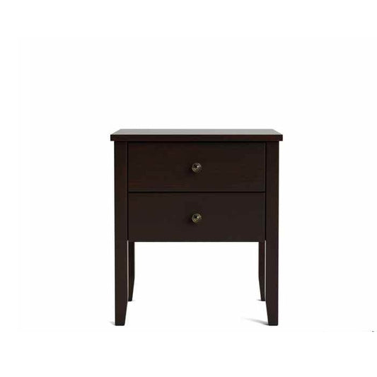 Ivydale Bedside 2 Drawer - Wide - Pine