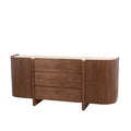 Juno Sideboard 1800w  - Walnut Veneer Ceramic Top