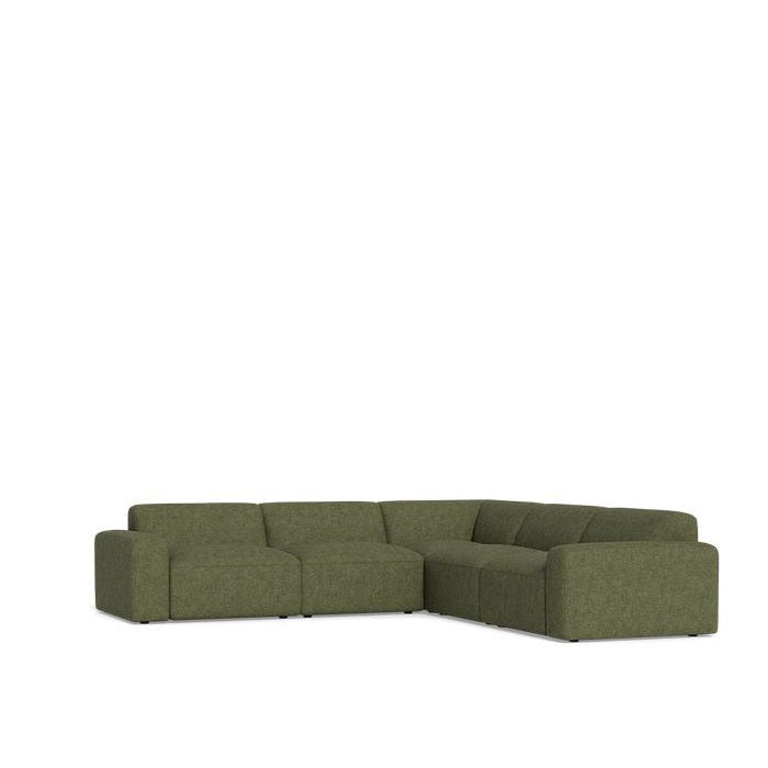 Malone 5 Piece Modular Corner Suite in Fabric