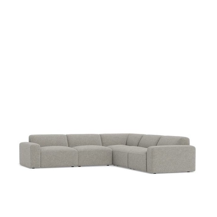 Malone 5 Piece Modular Corner Suite in Fabric