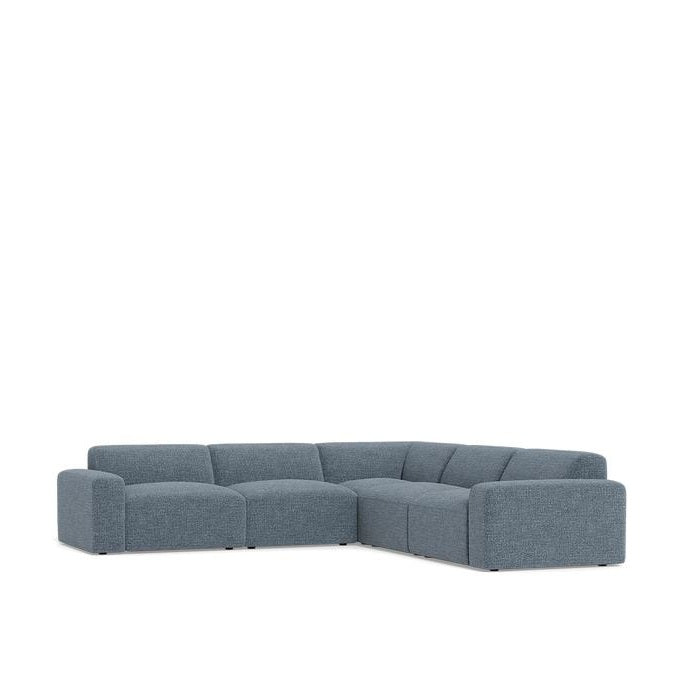Malone 5 Piece Modular Corner Suite in Fabric