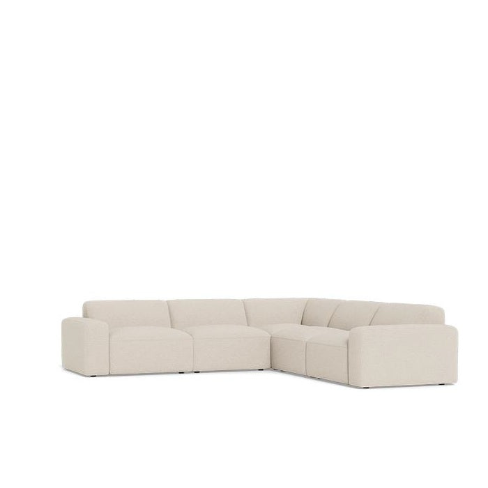 Malone 5 Piece Modular Corner Suite in Fabric