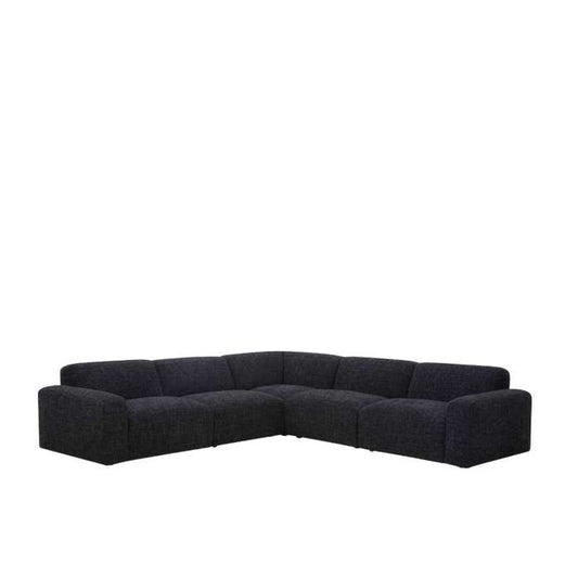 Malone 5 Piece Modular Corner Suite in Fabric